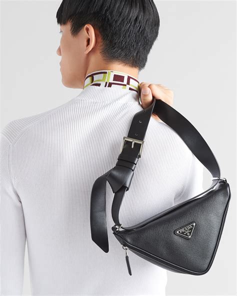 calf leather belt bag prada|Black Saffiano Leather Belt Bag .